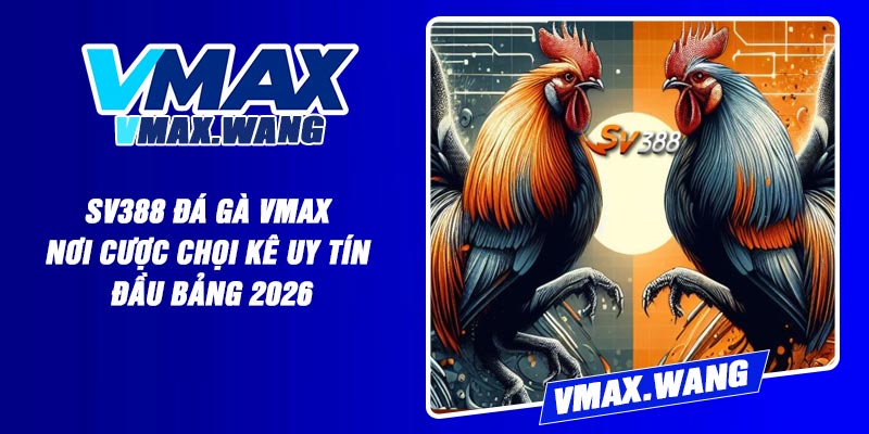 SV388 Đá Gà Vmax - Nơi Cược Chọi Kê Uy Tín Đầu Bảng 2026